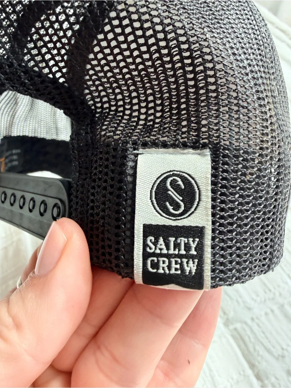 Salty Crew Chasing Tail Camo Tuna Trucker Hat Unisex